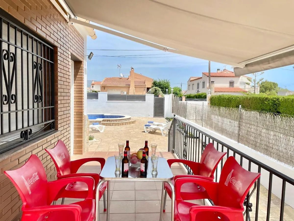 Villa Escaleta Costa Dorada Piscina Salina Y Privada,Barbacoa Les Tres Cales Spain